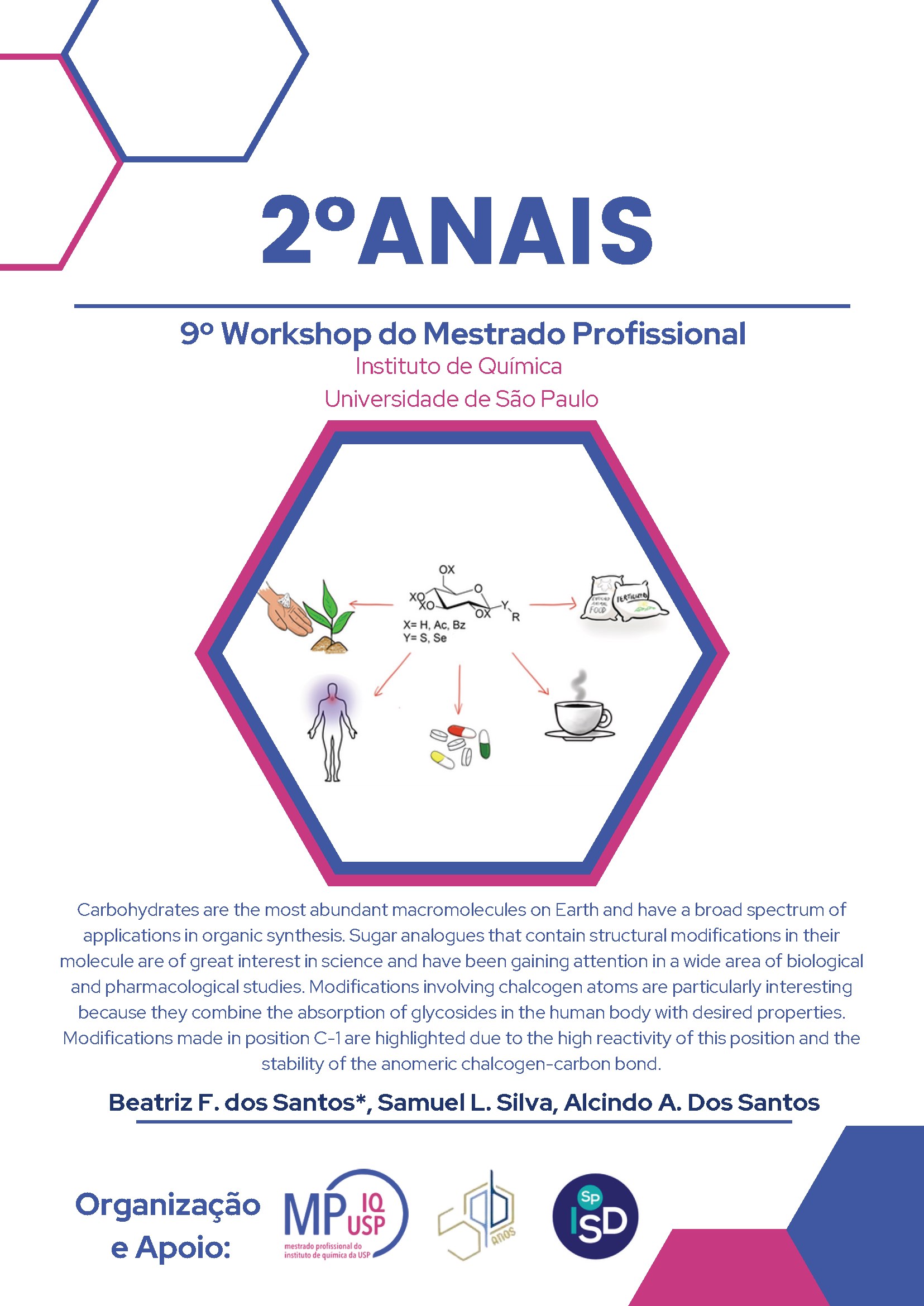 9° Workshop do Mestrado Profissional Instituto de Química Universidade de São Paulo
