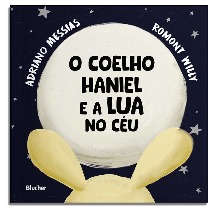 O coelho Haniel e a lua no céu