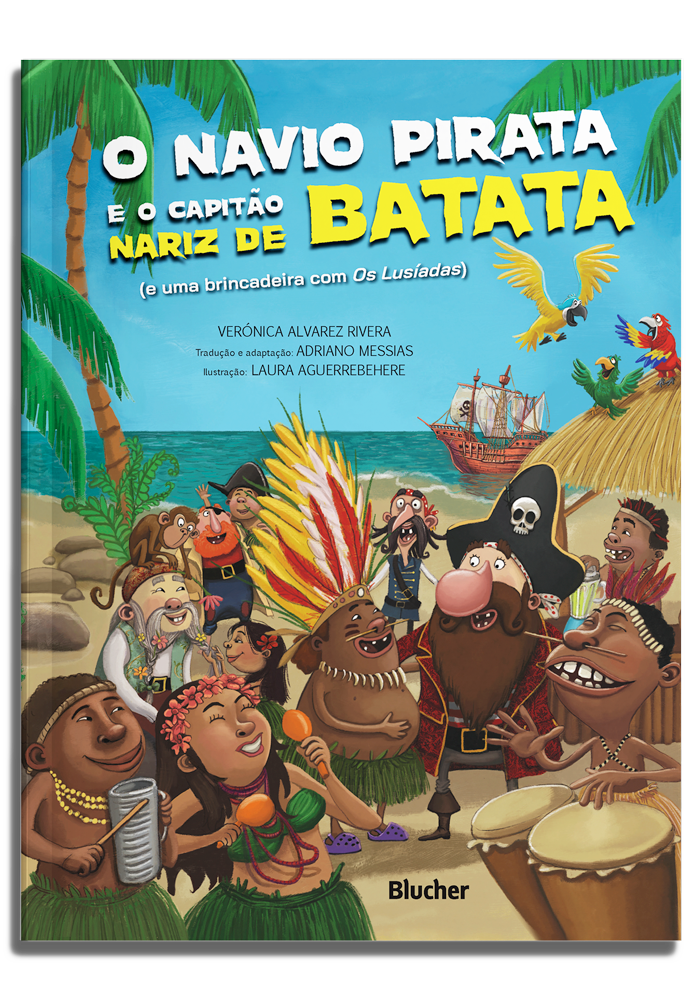 O navio pirata e o capitão nariz de batata