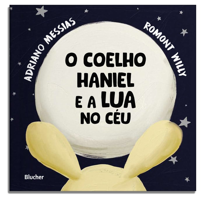 O coelho Haniel e a lua no céu